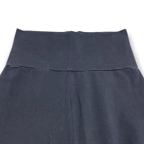 Lands End Women's High Waist Foldover Active Pants size XS Black - Picture 4 of 7